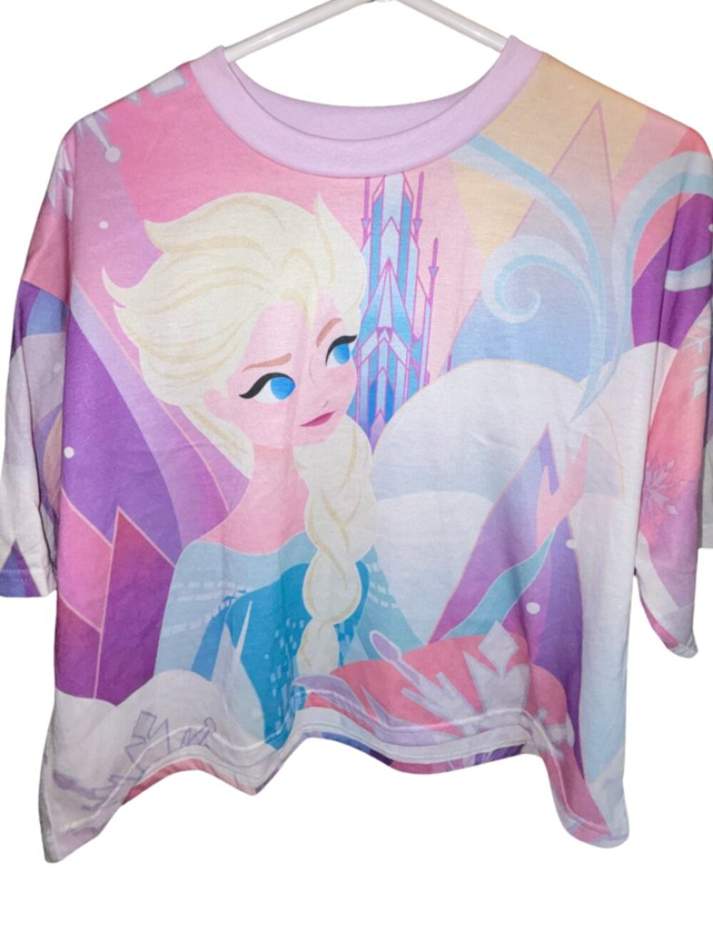 Disney Frozen Elsa crop top M medium